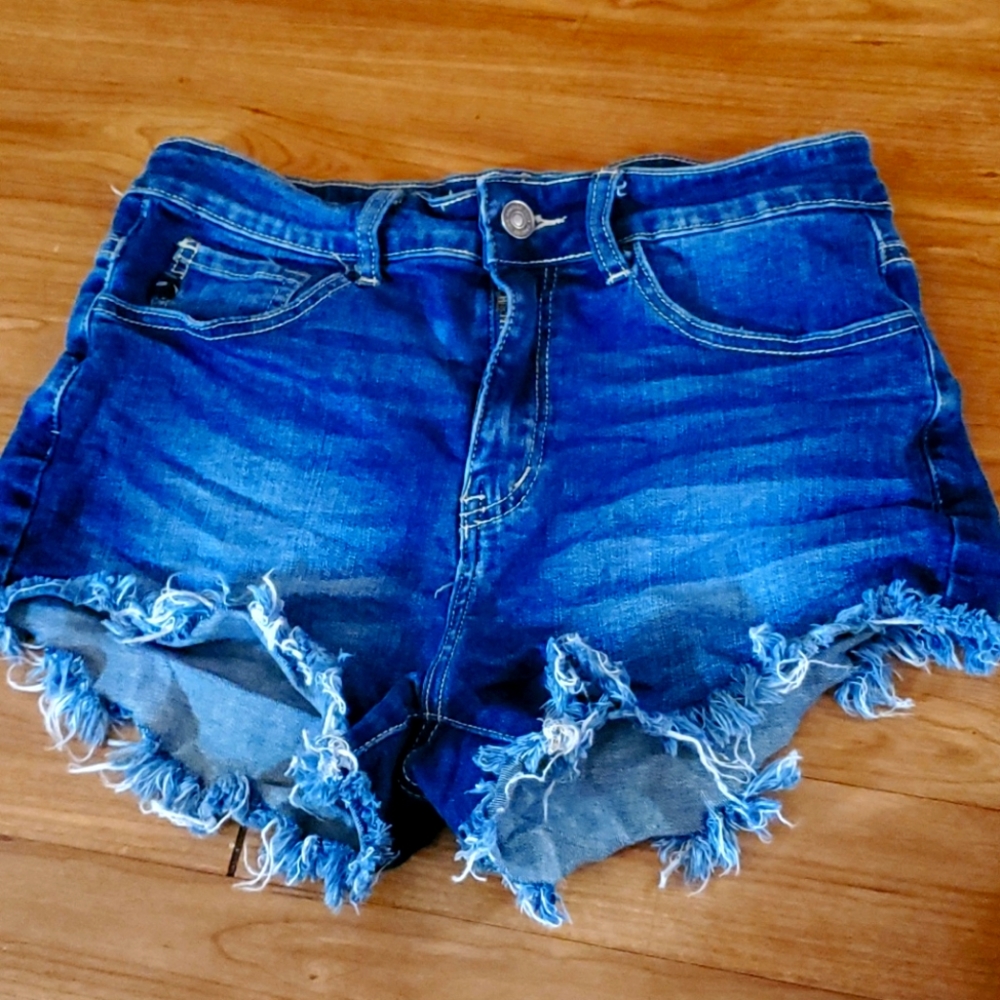KanCan high waist denim shorts